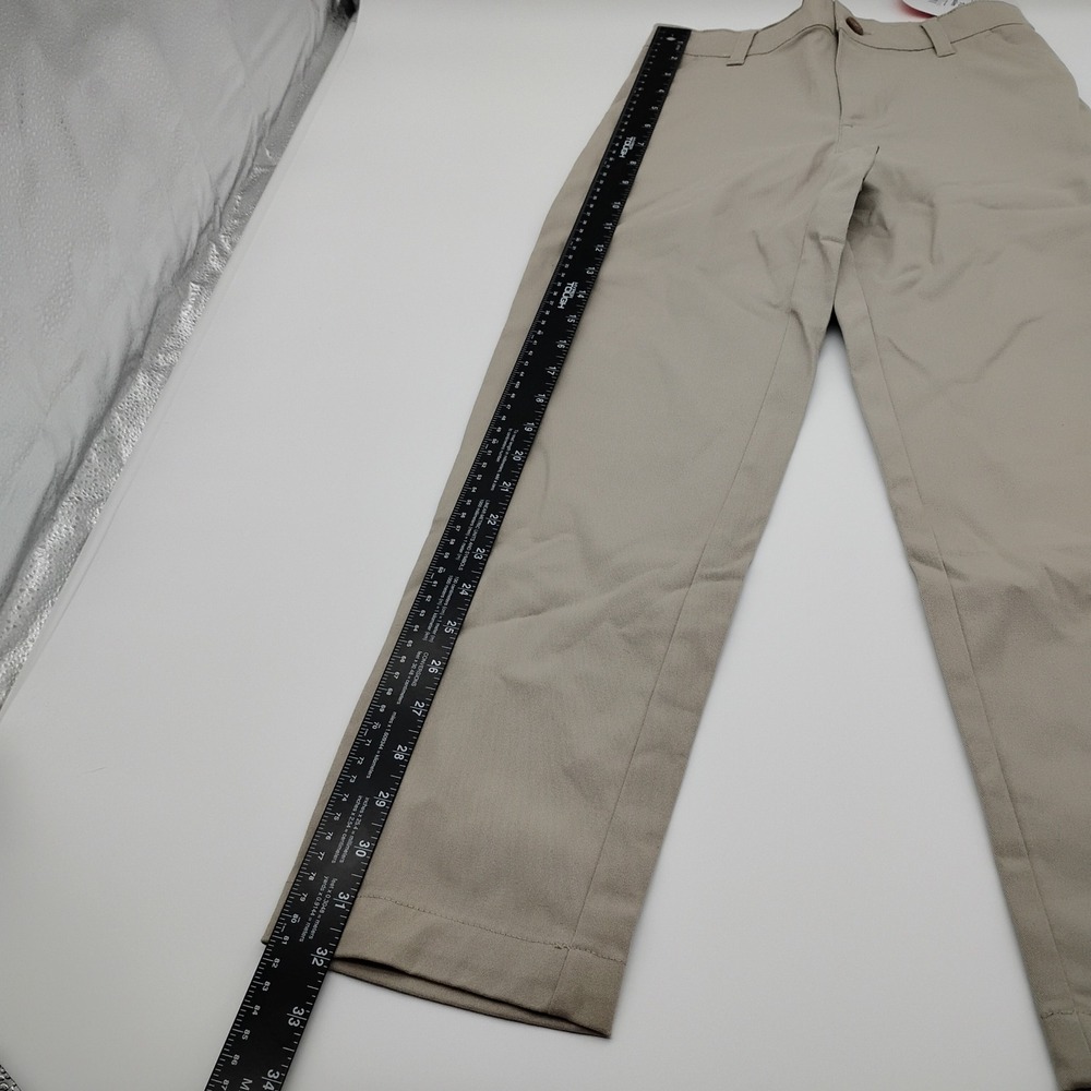 Wonder Nation Boys Tan Khaki Slim Fit Chino School Uniform Pants Size 10 Slim